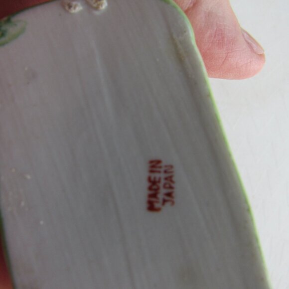 Vintage Japanese Ceramic Rooster Small Pot or Toothpick Holder - Picture 4 of 5